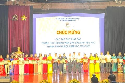 Giáo dục phường Kim Liên gặt “quả ngọt” từ Hội thi giáo viên dạy giỏi