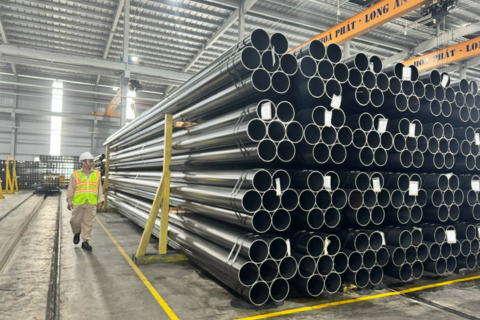 Hòa Phát khánh thành nhà máy sản xuất ống thép tại Tây Ninh công suất 400.000 tấn mỗi năm