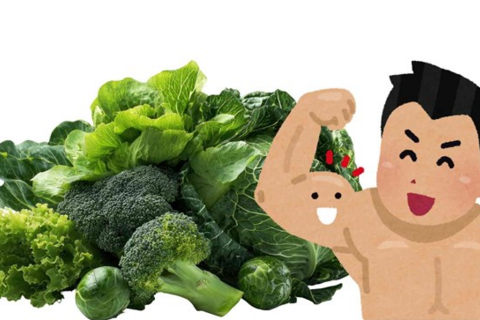 Tăng cơ bắp nhờ ăn rau xanh