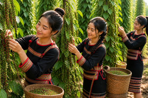 Giá hồ tiêu hôm nay 5.5: Gia Lai giảm nhẹ, thị trường đi ngang