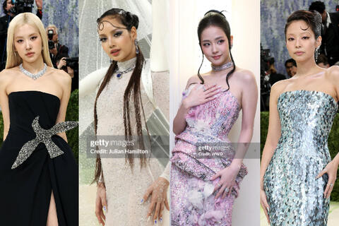 Rosé, Lisa, Jisoo và Jennie (Blackpink) đọ sắc tại Met Gala 2026