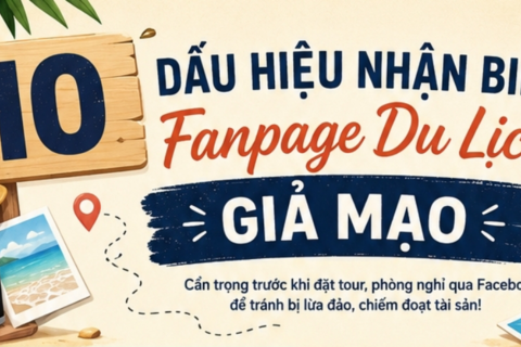 10 dấu hiệu nhận biết fanpage du lịch giả mạo, tránh mất tiền oan