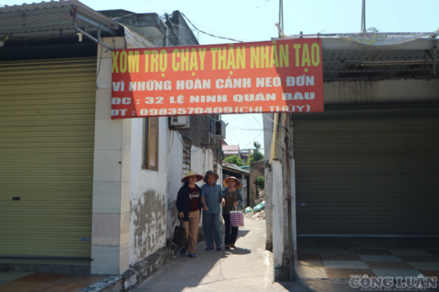 Lay lắt những phận đời ở “xóm chạy thận”