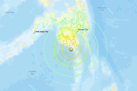 Động đất mạnh 8,2 độ ở Philippines, nguy cơ sóng thần