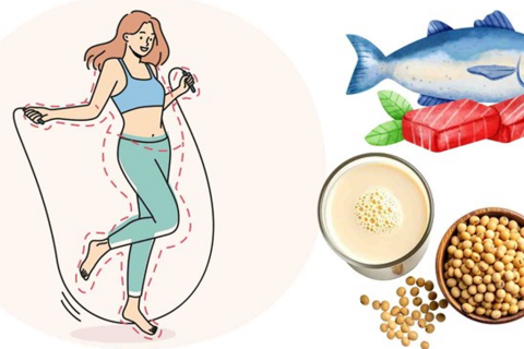 Giảm mỡ nội tạng nhờ bổ sung sữa đậu nành và cá biển sâu