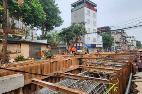 Dự án cải tạo kênh Thụy Phương tăng tốc về đích trước mùa mưa lũ 2026