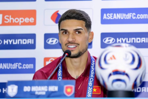 Hoàng Hên quyết tâm vô địch FIFA ASEAN Cup 2026