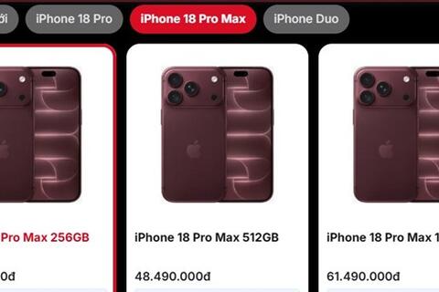 Giá iPhone 18 Pro, Pro Max tại Việt Nam: Đắt hơn Mỹ, rẻ hơn Ấn Độ và sức mua tăng vọt