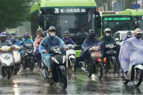 Dự báo khu vực mưa to đến rất to từ nay đến ngày 16.9, có nơi trên 500mm