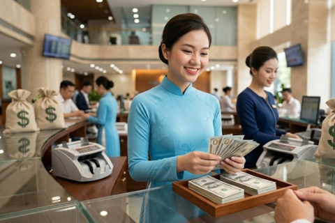 Tỉ giá USD hôm nay 22.9.2026: DXY lên 100,40 điểm, Vietcombank bán 26.200 đồng