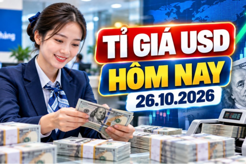 Tỉ giá USD hôm nay 26.10: Giá ngân hàng giữ vùng thấp trước cuộc họp Fed