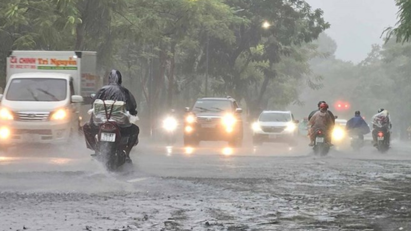 Dự báo khu vực trọng tâm mưa lớn do không khí lạnh sắp tới