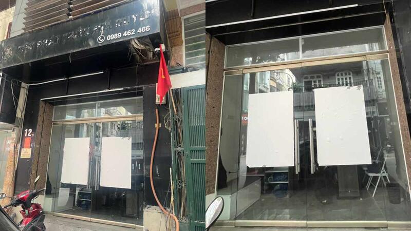 Địa chỉ công ty tổ chức show "Về đây bốn cánh chim trời" đóng cửa, gỡ bảng hiệu