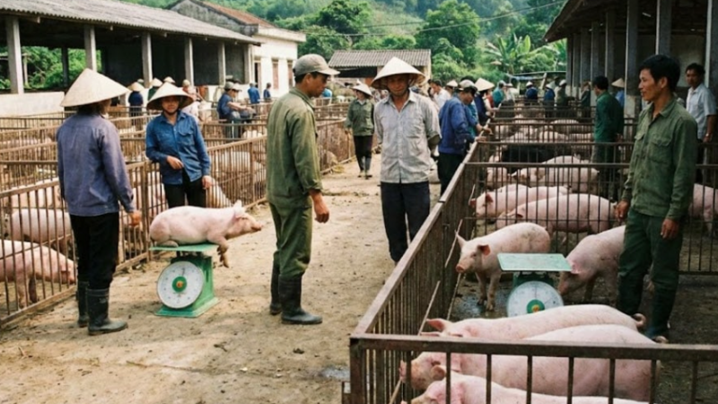 Giá heo hơi hôm nay 7/2: Miền Bắc giữ đỉnh, toàn quốc neo cao