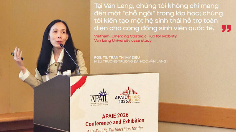 Giáo dục đại học Việt Nam đồng loạt ‘tăng tốc’ quốc tế hóa tại APAIE 2026