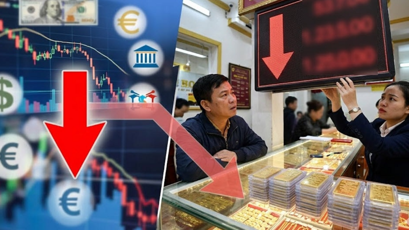 Giá vàng hôm nay 14/3: SJC, BTMC, DOJI, PNJ giảm theo đà thế giới