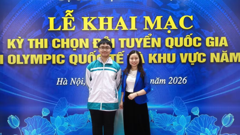 Ba học sinh Ninh Bình vào đội tuyển Olympic 2026