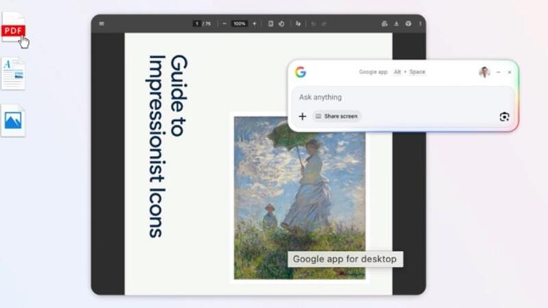Google ra mắt ứng dụng AI riêng cho Windows, tích hợp tìm kiếm toàn diện