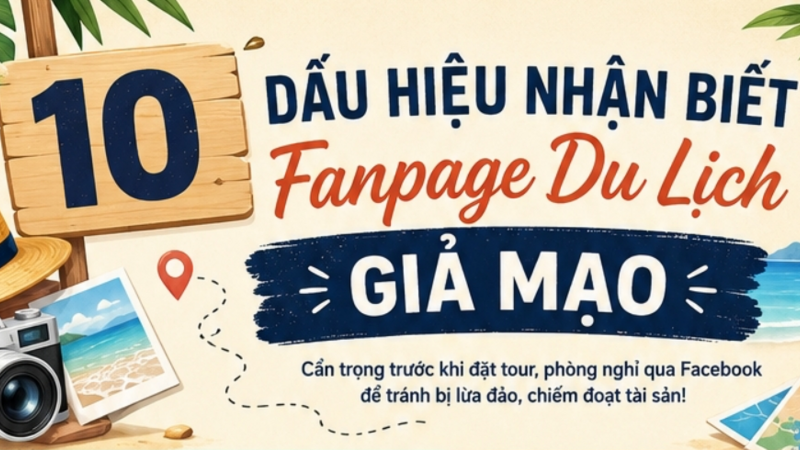 10 dấu hiệu nhận biết fanpage du lịch giả mạo, tránh mất tiền oan