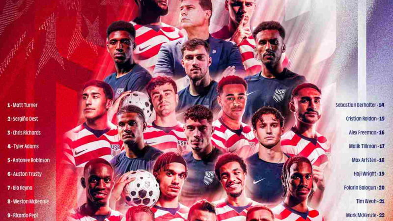 Tuyển Mỹ công bố đội hình dự World Cup 2026