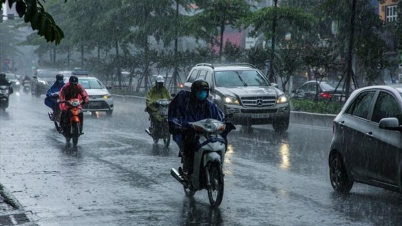 Cảnh báo 2 tỉnh thành có mưa to, nguy cơ thời tiết nguy hiểm 6 giờ tới