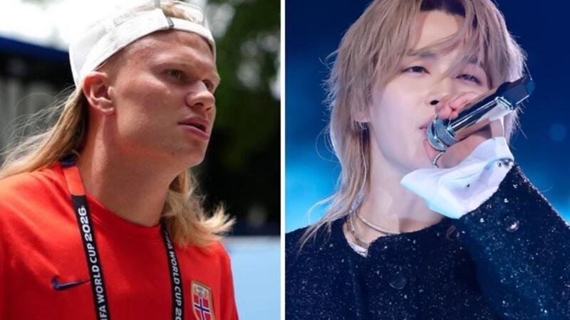 Jimin (BTS) gây sốt khi bắt chước Erling Haaland