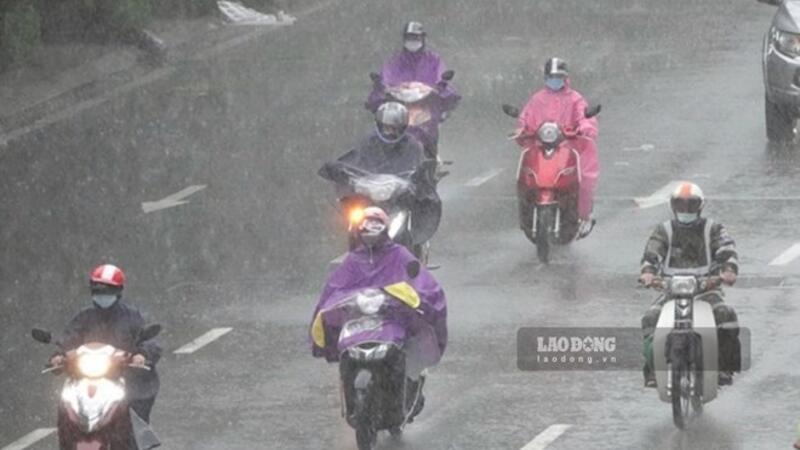 Dự báo khu vực sắp mưa dông đêm nay, có nơi mưa rất to trên 80mm