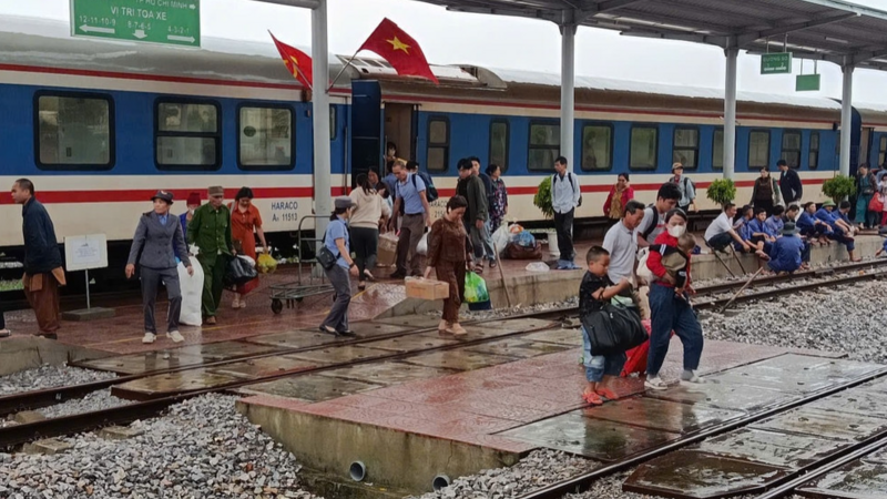 Mở lại điểm đón khách tại ga Ma Lâm trên tuyến đường sắt Bắc - Nam