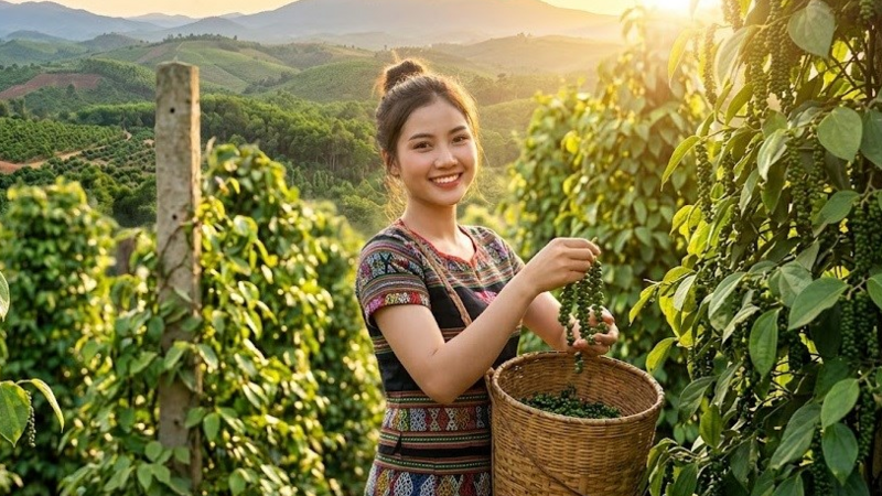 Giá hồ tiêu hôm nay 16.8.2026: Cao nhất vẫn 139.000 đồng/kg