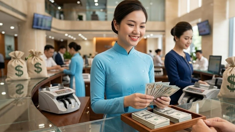 Tỉ giá USD hôm nay 22.9.2026: DXY lên 100,40 điểm, Vietcombank bán 26.200 đồng