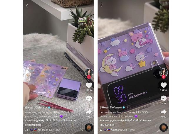 Dàn phụ kiện cực hấp dẫn của Galaxy Z Flip3 - Nhìn là biết độ sang chảnh - Ảnh 6. Dàn phụ kiện cực hấp dẫn của Galaxy Z Flip3 - Nhìn là biết độ sang chảnh - Ảnh 6.