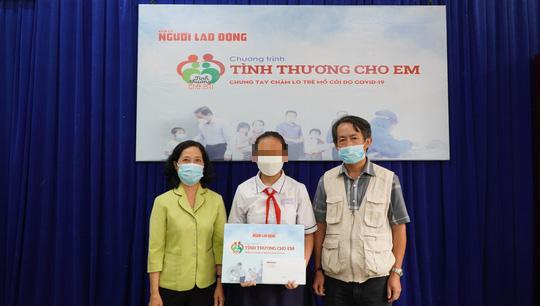 Tình thương cho em hỗ trợ 5 trẻ mồ côi vì Covid-19 ở Nhà Bè - Ảnh 1.