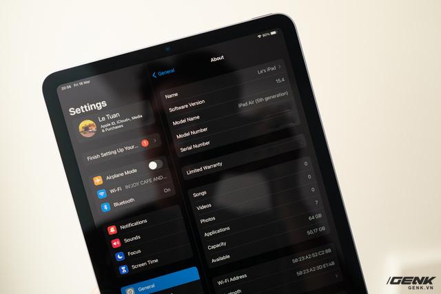 Trên tay iPad Air 5 mới về VN: "Bình cũ rượu mới", chip M1 liệu có đáng mua hơn iPad Pro? - Ảnh 10.