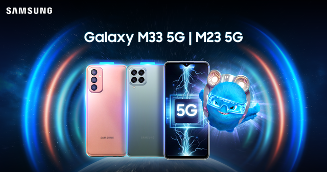 Galaxy M23 và M33 ra mắt tại VN: Màn hình 120Hz, camera 50 "chấm", có pin 5000mAh, giá từ 6.9 triệu đồng - Ảnh 1.