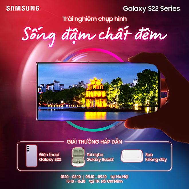 Chuyến bus Sống đậm Chất Đêm khoe ảnh chụp "chất" từ Galaxy S22 Ultra - Ảnh 1.