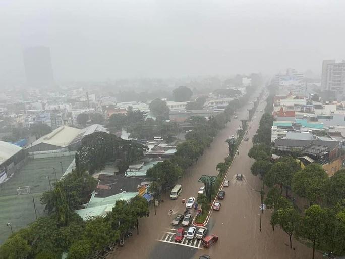 Người Vũng Tàu bơi trên đường sau trận mưa lớn - Ảnh 5.