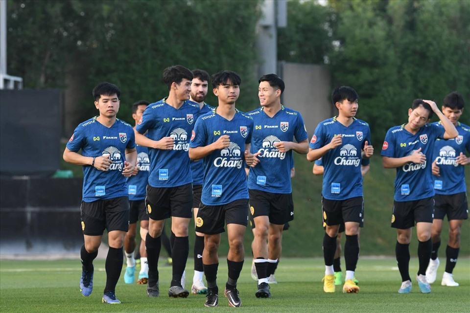 Lứa cầu thủ trẻ giàu thể lực và kĩ thuật của U23 Thái Lan là đối thủ đáng gờm của U23 Việt Nam tại SEA Games 32. Ảnh: LĐBĐ Thái Lan