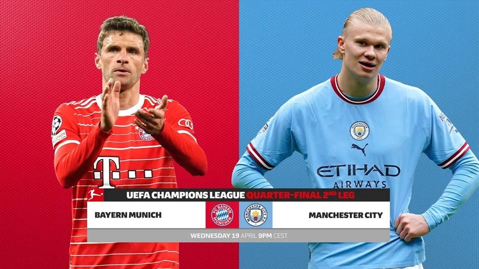 Kết quả, lịch thi đấu bóng đá 19.4: Bayern Munich vs Man City