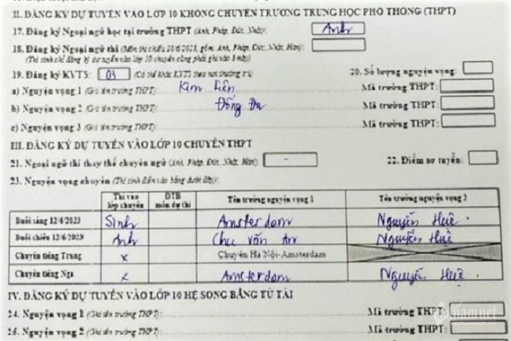 Học sinh Hà Nội được đăng ký xét bao nhiêu trường chuyên vào lớp 10? - Ảnh 1.