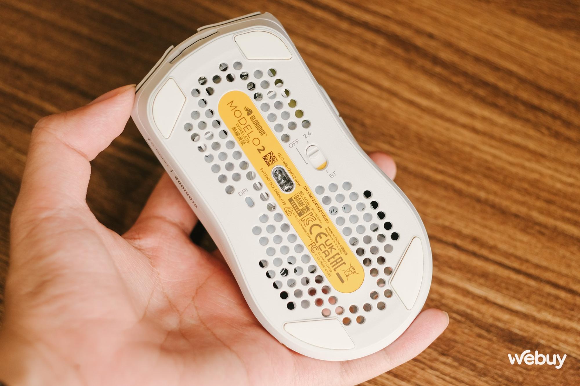 Đây là Glorious Model O 2: Chuột không dây cao cấp siêu nhẹ, cảm biến thế hệ mới, tích hợp Bluetooth, pin 210 giờ, giá 2,86 triệu đồng - Ảnh 6. Đây là Glorious Model O 2: Chuột không dây cao cấp siêu nhẹ, cảm biến thế hệ mới, tích hợp Bluetooth, pin 210 giờ, giá 2,86 triệu đồng - Ảnh 6.