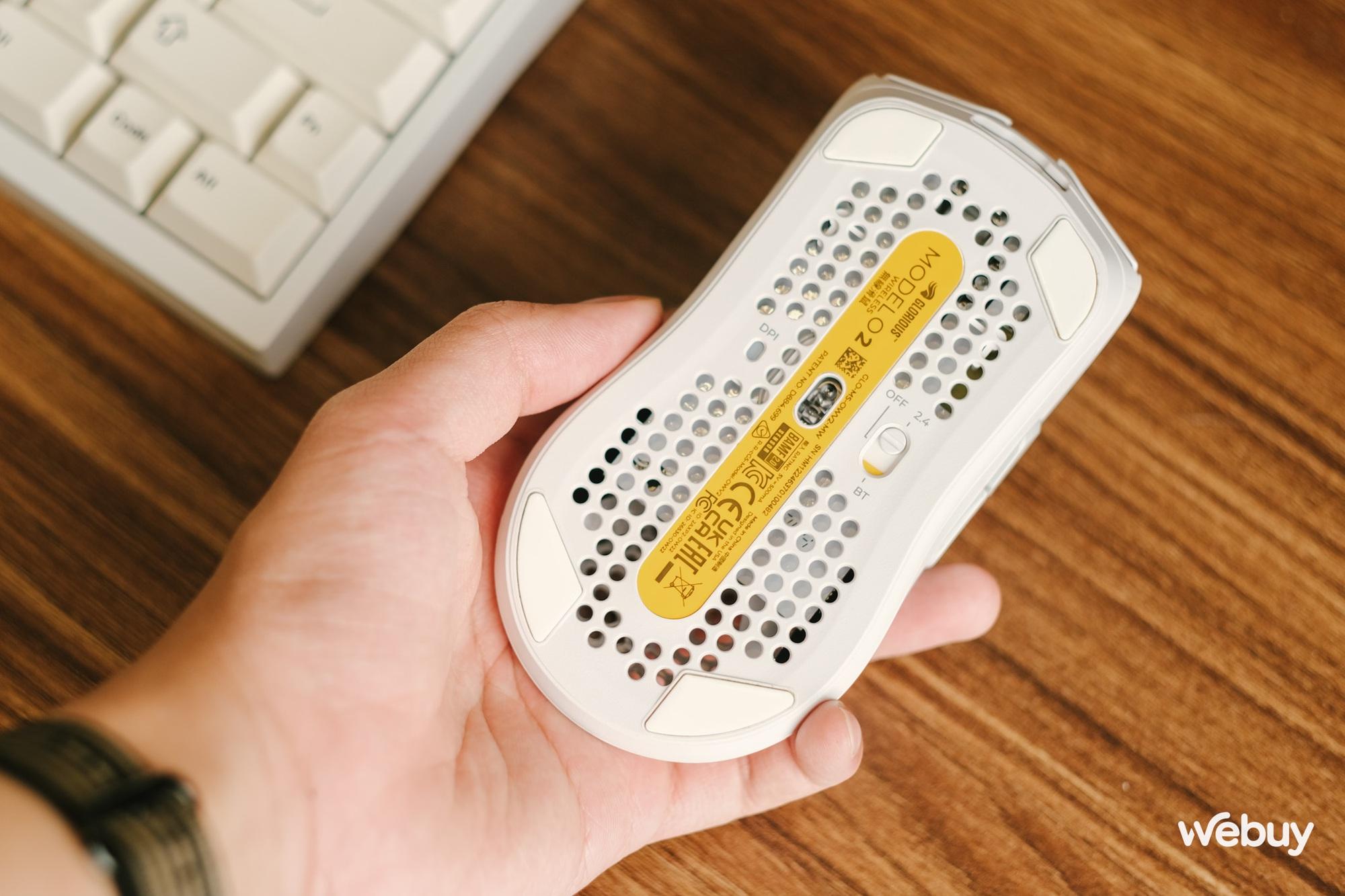Đây là Glorious Model O 2: Chuột không dây cao cấp siêu nhẹ, cảm biến thế hệ mới, tích hợp Bluetooth, pin 210 giờ, giá 2,86 triệu đồng - Ảnh 12. Đây là Glorious Model O 2: Chuột không dây cao cấp siêu nhẹ, cảm biến thế hệ mới, tích hợp Bluetooth, pin 210 giờ, giá 2,86 triệu đồng - Ảnh 12.