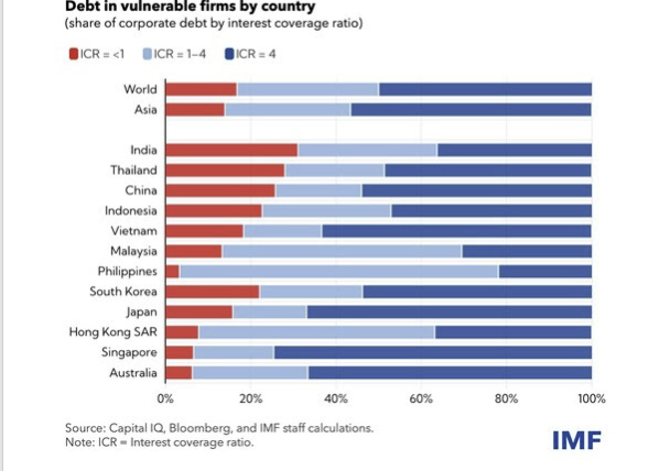 Châu Á cần phải giám sát nợ doanh nghiệp gia tăng trong bối cảnh lãi suất cao hơn - Ảnh 1