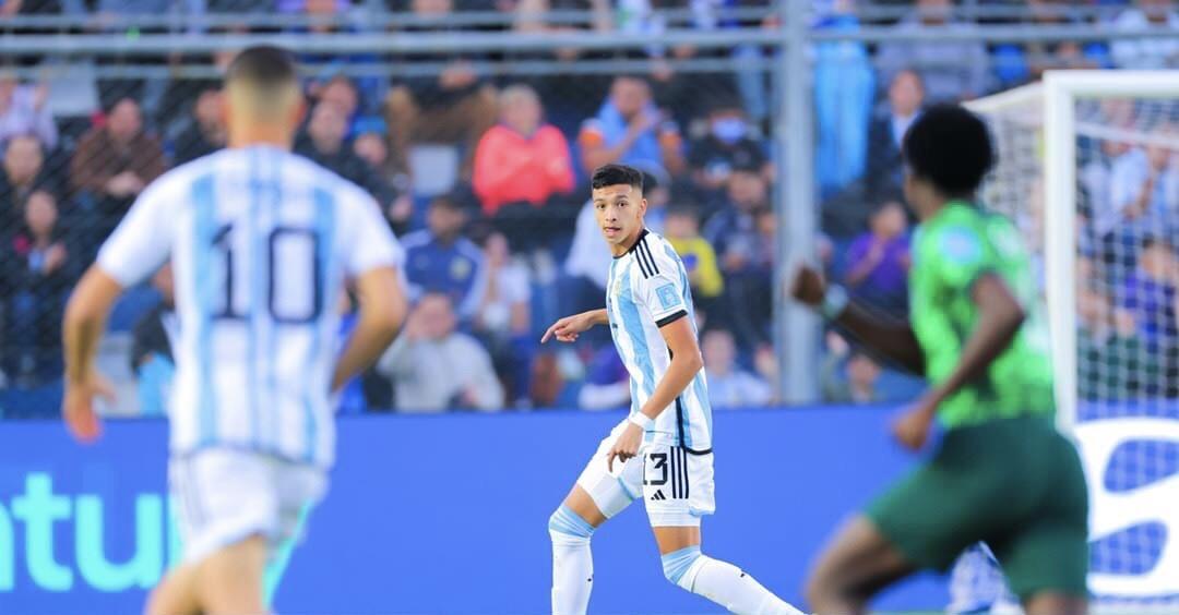 U20 Argentina không tận dụng được cơ hội để ghi bàn vào lưới U20 Nigeria. Ảnh: LĐBĐ Argentina