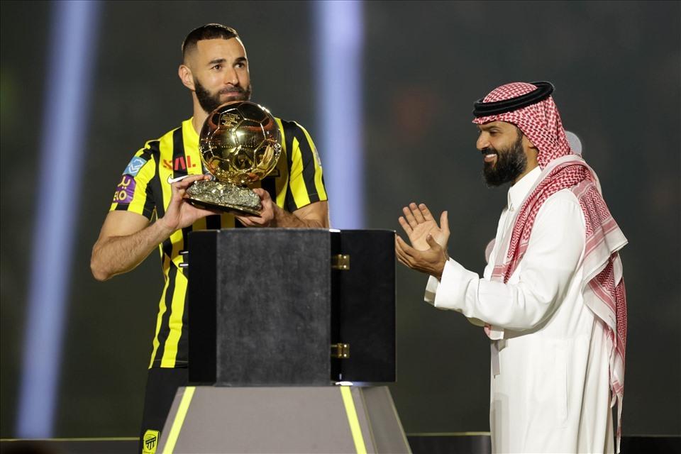 Benzema đã đúng khi đến Real Madrid và giành mọi thứ trước khi sang Saudi Arabia. Ảnh: AFP