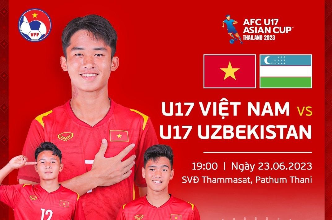 Link xem trực tiếp U17 Việt Nam vs U17 Uzbekistan tại giải U17 Châu Á