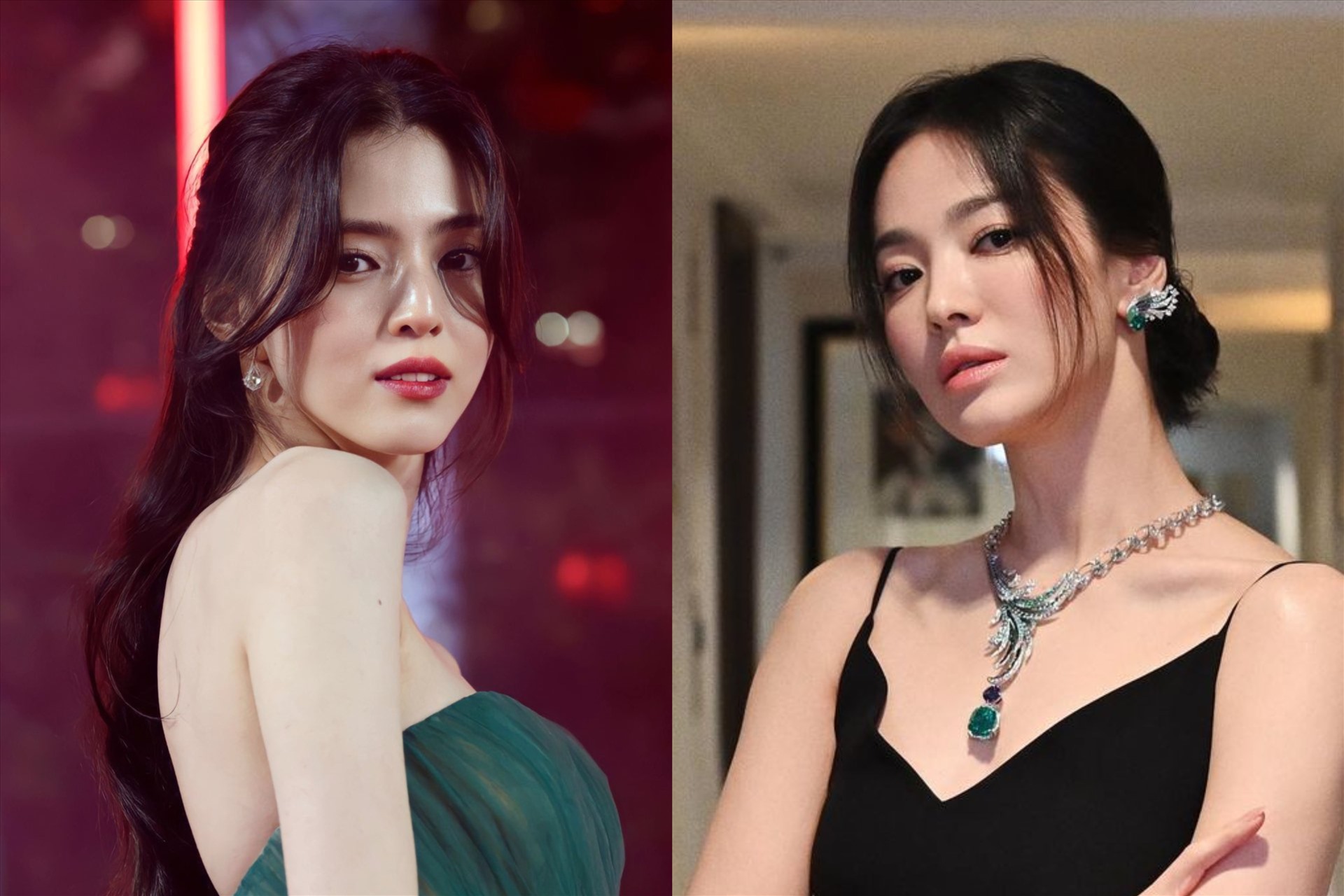 Dự án phim dự kiến do Han So Hee và Song Hye Kyo đóng chính đã bị huỷ bỏ. Ảnh: Dispatch