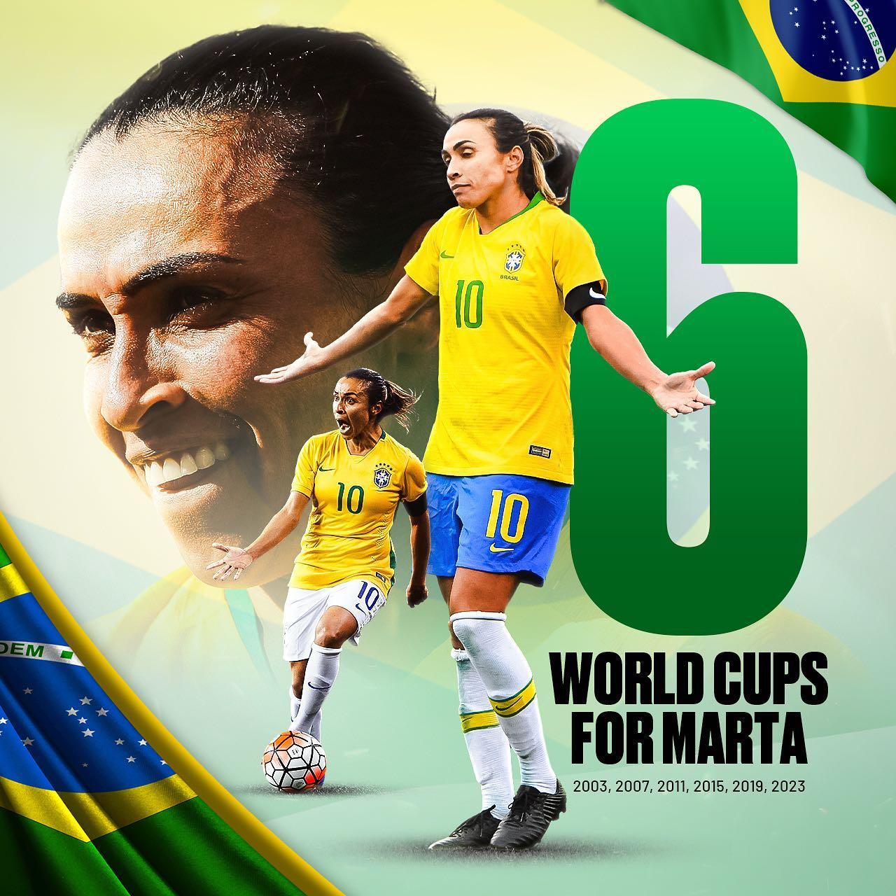 World Cup 2023 là giải đấu cuối cùng của huyền thoại bóng đá nữ Brazil