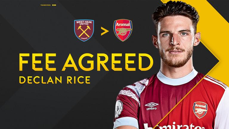 Declan Rice trở thành cầu thủ người Anh đắt giá nhất lịch sử