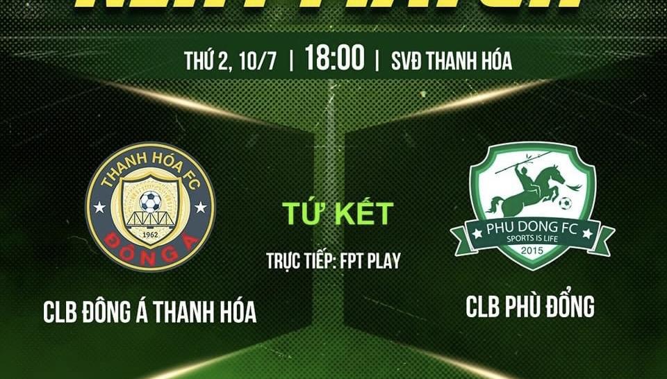 Link xem trực tiếp Thanh Hoá vs Phù Đổng tại tứ kết Cúp Quốc gia 2023