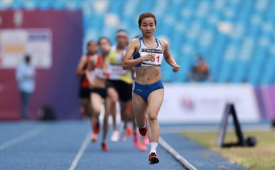 Nguyễn Thị Oanh tại SEA Games 32. Ảnh: Thanh Vũ